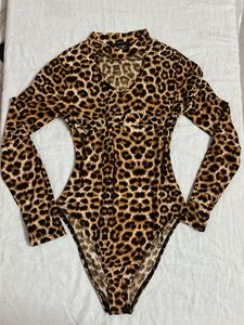 Leopard Print Bodysuit