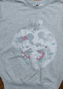 Vintage 90's Mickey&amp;Minnie Christmas Sweatshirt