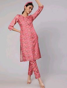 Aks Silk Women Kurta And Pant Set