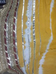 White &amp; Green Kurta