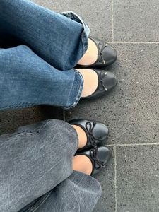 PINTERESTY BLACK BALLERINA SHOES
