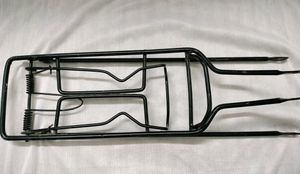 Black Bicycle Cargo Rack