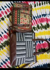 Unique Patterned Tote Bag Set