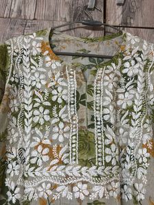 Floral Print Kurta