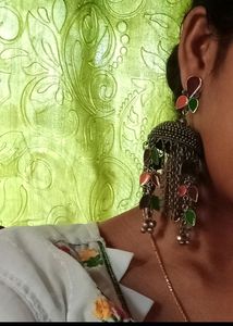 Big Oxidised Jhumka