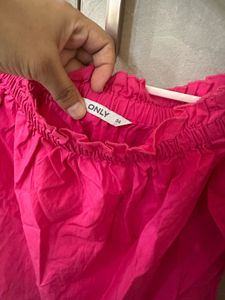 ONLY Cute Magenta Top For You Beach Vacay