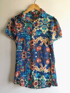 Multicolor Printed Tunics Combo Of 2
