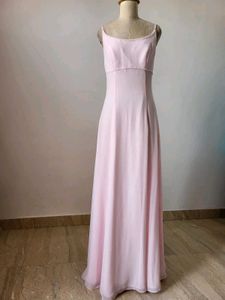Elegant Pink Maxi Dress