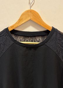 Elegant Black Lace Top