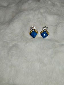 Blue Gemstone Earrings
