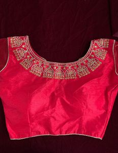 Red Heavywork Blouse