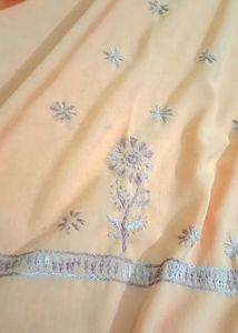 Embroidered Kaftan With Jeans
