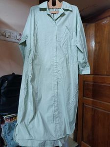 MINT GREEN SHIRT DRESS
