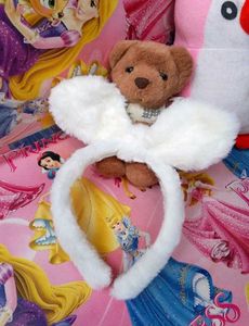 🆕2 Fur Mickey Detachable Headband