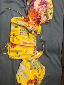 H&M CROPPED OFF THE SHOULDER TOP