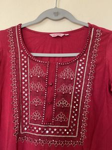 Mirror Work Kurta