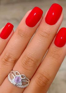 ladies pure silver ring
