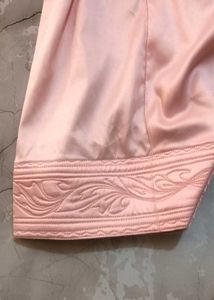 Embroidered Quilted Fabric Piece