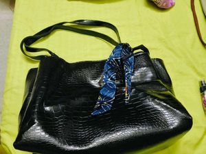 Black Tote Handbag