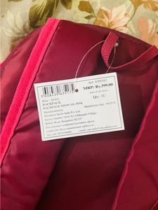 New With Tag Decathlon Pink Bag