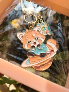 Cute Red Panda Keychain