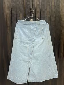 Denim A-Line Skirt