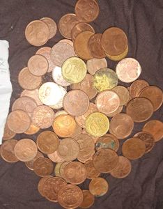 72 coins:  Euro Cents Collection