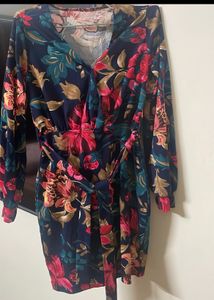 Solid Bodycon Multicolour Dress