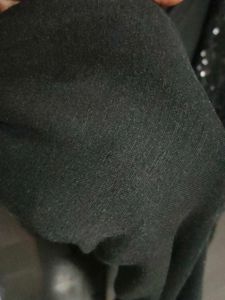 Sequin Black Long Top