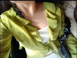 Newme GREEN Ruffled Neck Long Sleeve Top