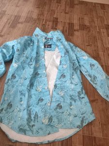 Cool Blue Patterned Shirt