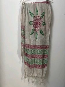 Pink &amp; Green Kurta Set