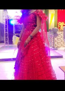 Red Bridal lehenga