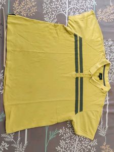 Plus Size 5xl Yellow Sztori Polo Shirt