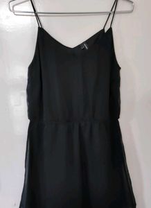 Black Spaghetti Strap Dress