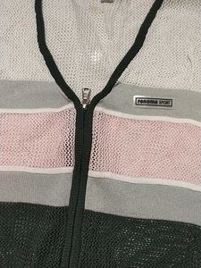 Striped Sleeveless Sweater