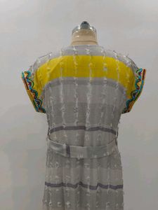 Elegant Embroidered Caftan Dress