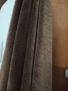 Brown Striped Bath Towel