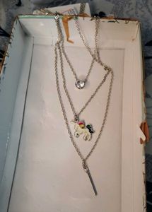 🦄 Unicorn 3 layered unique pendent 🦄