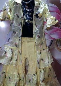 3 Piece Sharara Set For Girls