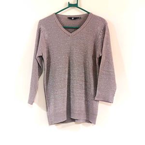 FIG shimmering  Knit Top