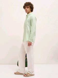 Light Green Casual Shirt,The Bear House