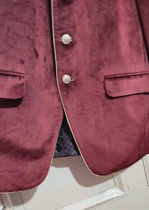 Maroon Velvet Jodhpuri