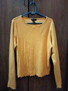 New Look Mustard Colour Top