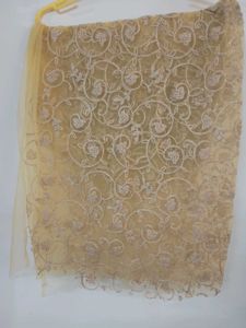 Beautiful embroidered net cloth 2 mtr