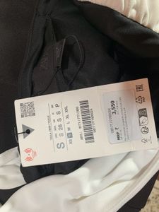 ZARA Contrasting Short Dress With Bows On Straps