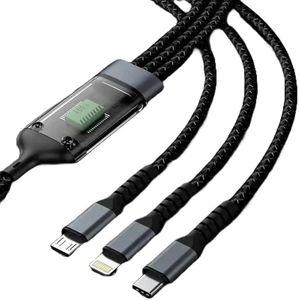 Uranedge 3-in-1 100W SuperSpeed Charging Cable