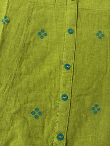 Green Printed Kurti