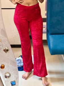 Red Velvet Pants