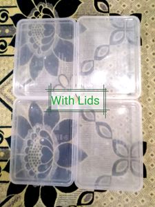 20 Plastic Empty Boxes